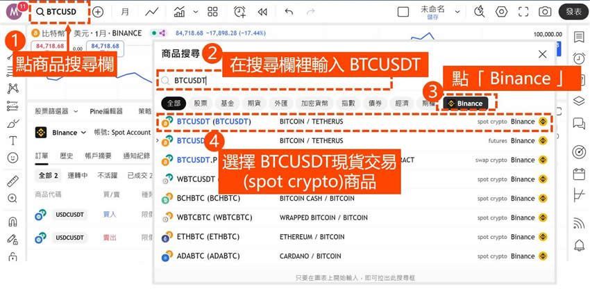 图片[5]-用Tradingview怎么买比特币？TradingView和币安帐户连接下单教学 (图解步骤)-网创圈