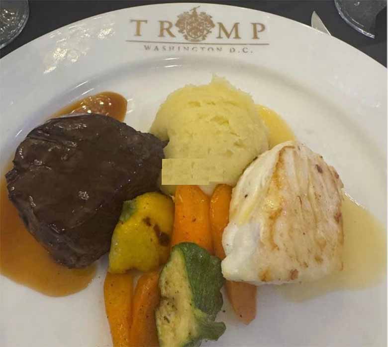 川普Meme币Trump晚宴牛排照曝光！TikTok网红：饿肚子离开-网创圈