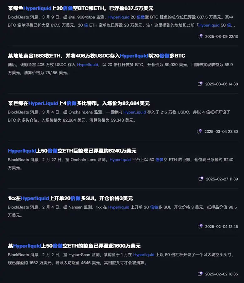 $HYPE再创历史新高，为什么巨鲸们都选择在Hyperliquid开单？-网创圈